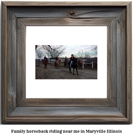 family horseback riding near me in Maryville, Illinois